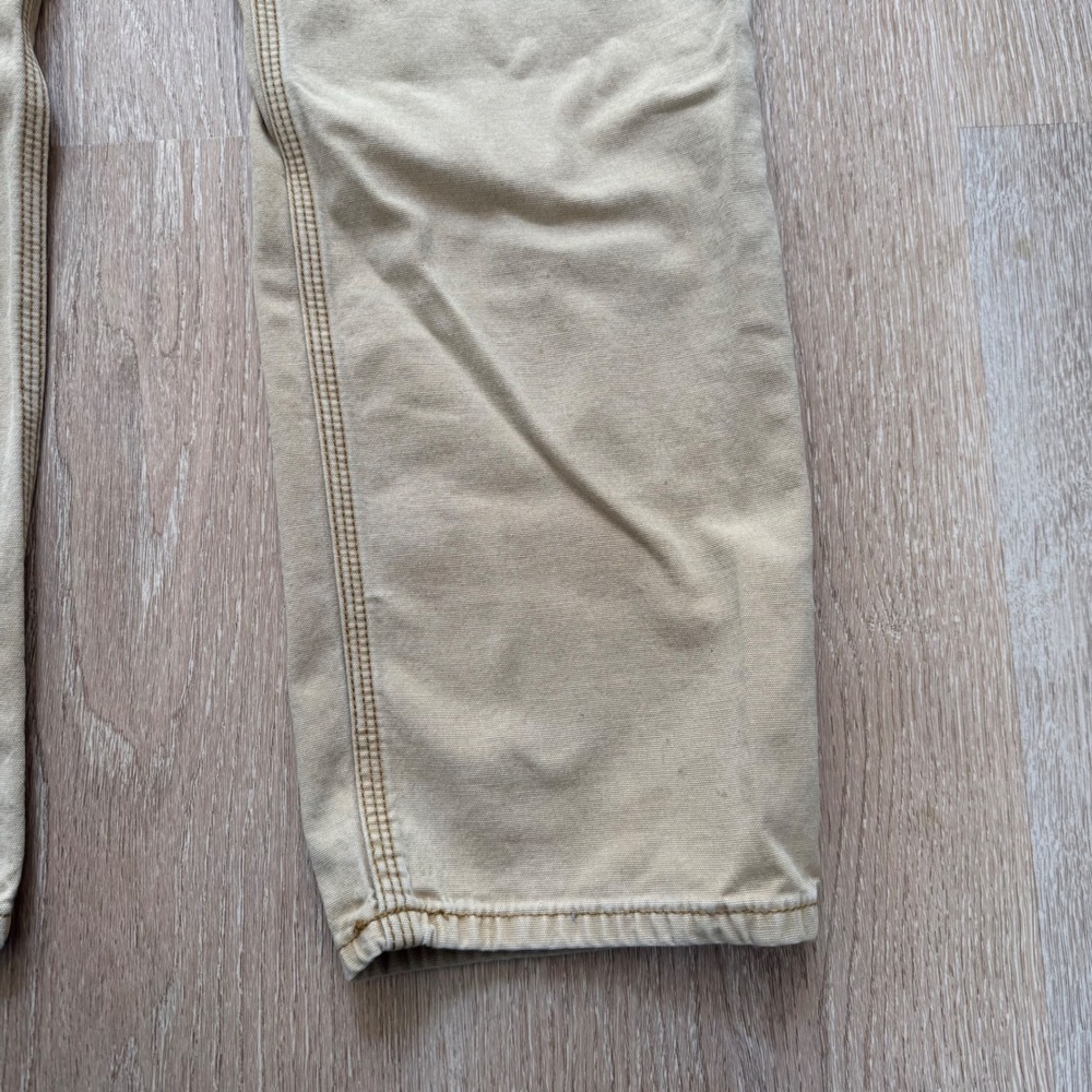 Carhartt 102517-918 Relaxed Fit Canvas Work Pants Mens 34x32 Tan Rugged Utility - Picture 11 of 12
